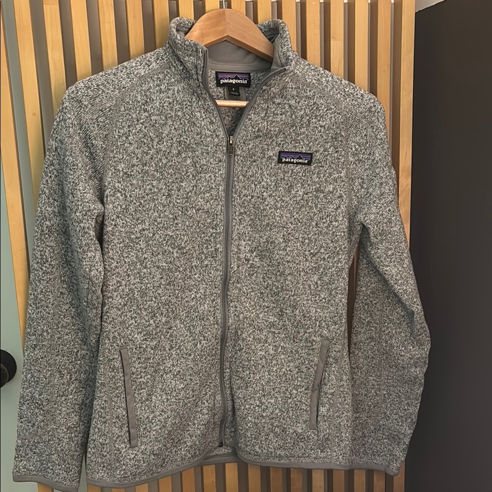 Patagonia Heathered Gray Zip-Up Jacket